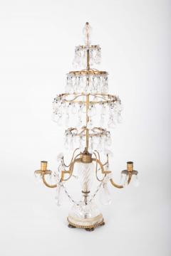 A Rare Pair of Swedish Rock Crystal Crystal Candelabra - 4257504