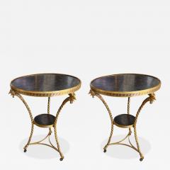 A Rare Pair of early 19th Century Neoclassical Gu ridons or Side Tables - 4565872