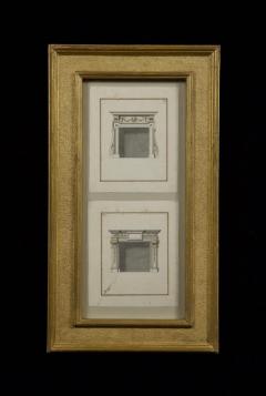 A Rare Set Of Fourteen Proposal Drawings Of Kentian Chimneypieces - 2212763