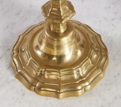 A Rare Set of Four Louis XIV Brass Candlesticks c 1690 - 4737646