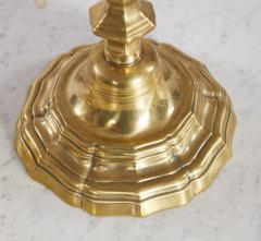 A Rare Set of Four Louis XIV Brass Candlesticks c 1690 - 4737649
