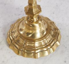 A Rare Set of Four Louis XIV Brass Candlesticks c 1690 - 4737651