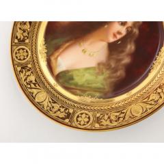 A Rare and Exceptional Royal Vienna Porcelain Plate of Yessida by Wagner - 1073964