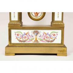 A Rare and Exquisite French Ormolu and Porcelain Clock attributed to Deniere - 1174255