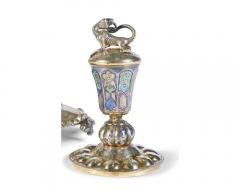 A Rare and Exquisite Silver Enameled Chalice by Jules Wi se and Froment Meurice - 3956166