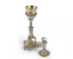 A Rare and Exquisite Silver Enameled Chalice by Jules Wi se and Froment Meurice - 3956169