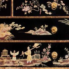 A Rare and Fine George III 18th Century Chinoiserie Lacquer Cabinet on Stand - 3944881