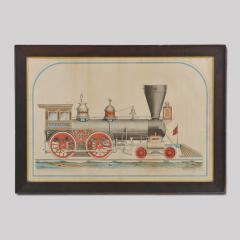 A Rare and Important Large Scale Drawing of the Onward Locomotive Engine  - 313453