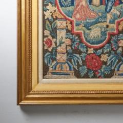 A Rare and Vibrant Framed 18th Century George II Needlework Picture Circa 1730 - 3428658