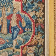 A Rare and Vibrant Framed 18th Century George II Needlework Picture Circa 1730 - 3428663