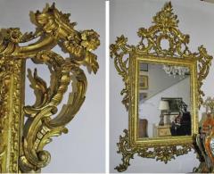 A Regal 18th Century Venetian Rococo Carved Gilt Mirror - 3340378