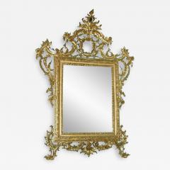 A Regal 18th Century Venetian Rococo Carved Gilt Mirror - 3342302