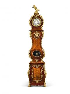 A Regence Louis XV Style Bronze Mounted Kingwood and Marquetry Tall Case Clock - 2229890