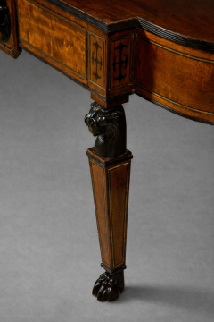 A Regency Brass Inlaid Mahogany Bronzed and Ebony Serving Table Circa 1815 - 4579755