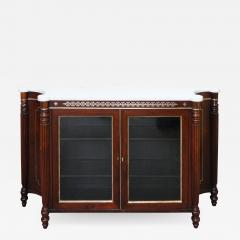 A Regency Brass Inlaid Rosewood Side Cabinet - 874390
