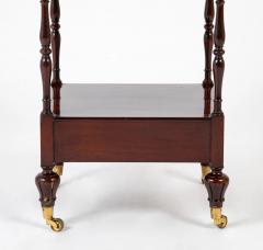 A Regency Four Tier Etagere with Rare Lotus Carved Legs - 3287711