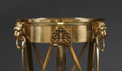 A Regency Gilt Brass Jardiniere Stand Closely Based on A Design By Thomas Hope - 354836