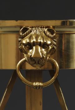 A Regency Gilt Brass Jardiniere Stand Closely Based on A Design By Thomas Hope - 354837