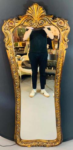A Regency Style Gilded Tall Wall or Dressing Mirror - 2866378