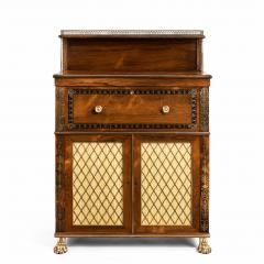 A Regency brass inlaid rosewood secretaire 1810 - 976903