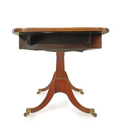 A Regency brass inlaid rosewood sofa table attributed to Gillows - 3243975