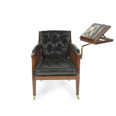 A Regency mahogany library reading chair - 3318464