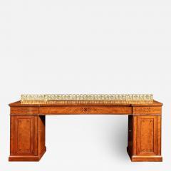 A Regency pale mahogany pedestal sideboard - 1670597