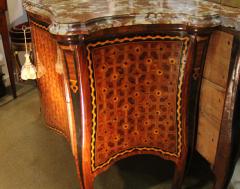 A Remarkable Pair of 18th Century Italian Parquetry Arbalette Commodes - 3501212