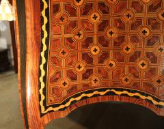 A Remarkable Pair of 18th Century Italian Parquetry Arbalette Commodes - 3501215