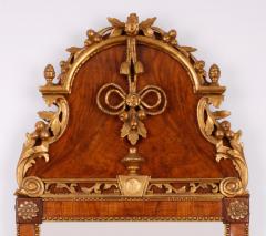 A Rococo Walnut and Parcel Gilt Mirror Danish Schleswig Holstein ca 1780 - 97154