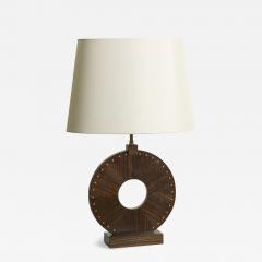 A Rosewood Table Lamp - 3591114