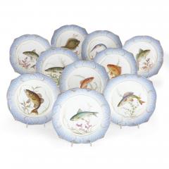 A Royal Copenhagen Ichthyological porcelain part dinner fish service - 3037260