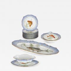 A Royal Copenhagen Ichthyological porcelain part dinner fish service - 3038359