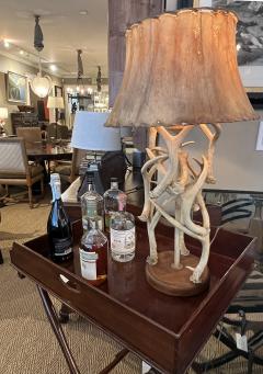 A Rustic Antler Form Table Lamp - 3480629