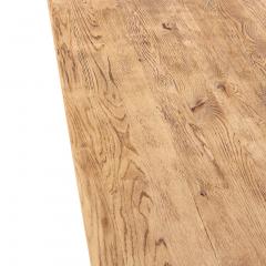 A Rustic French Solid Oak Farm Table C 1930  - 4316833