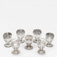 A SET OF SEVEN IRISH REGENCY GOBLETS - 3796613