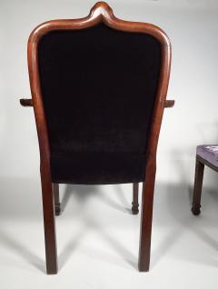 A SET OF TWELVE GEORGE III MAHOGANY DINING ARMCHAIRS - 3498865