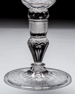 A SILESIAN ENGRAVED SCREW TOP GOBLET COVER OF MARIA THERESA OF BOHEMIA - 4250569