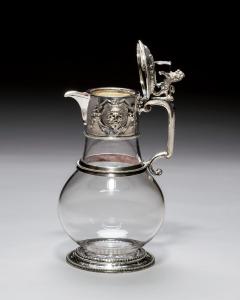 A SILVER PLATED JUG COMMISSIONED FOR UNIVERSITY COLLAGE OXFORD - 4742659