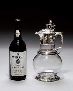 A SILVER PLATED JUG COMMISSIONED FOR UNIVERSITY COLLAGE OXFORD - 4742660