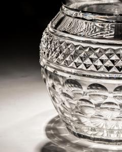 A SLICE STEP CUT REGENCY GLASS JUG - 3792901