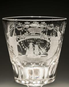 A SUNDERLAND BRIDGE ENGRAVED GOBLET - 3791015
