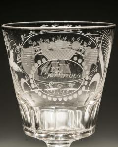 A SUNDERLAND BRIDGE ENGRAVED GOBLET - 3791016