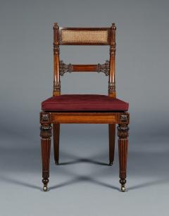 A SUPERB SET OF SIX REGENCY CARVED MAHOGANY SIDE CHAIRS - 3453163
