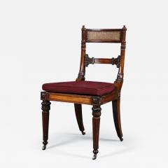 A SUPERB SET OF SIX REGENCY CARVED MAHOGANY SIDE CHAIRS - 3521251