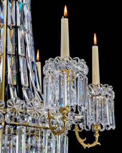 A SUPERB WILLIAM IV TENT WATERFALL CHANDELIER - 4580832