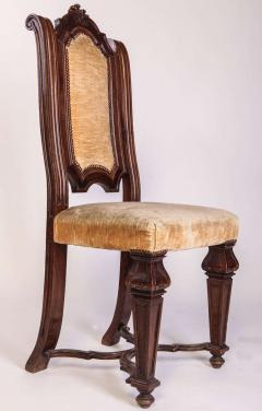 A Set Of Italian 6 Chairs And 2 Armchairs - 736674