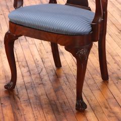 A Set of 10 Queen Anne Style Mahogany Dining Chairs by Councill c 1985  - 4315370