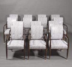 A Set of 14 Elegant and Iconic French 40 s Inspired Armchairs - 1953803