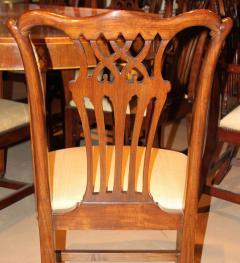 A Set of 19th Century English Mahogany Chinese Chippendale Dining Chairs - 3554946